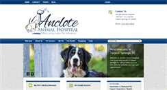 Desktop Screenshot of ancloteanimalhospital.com